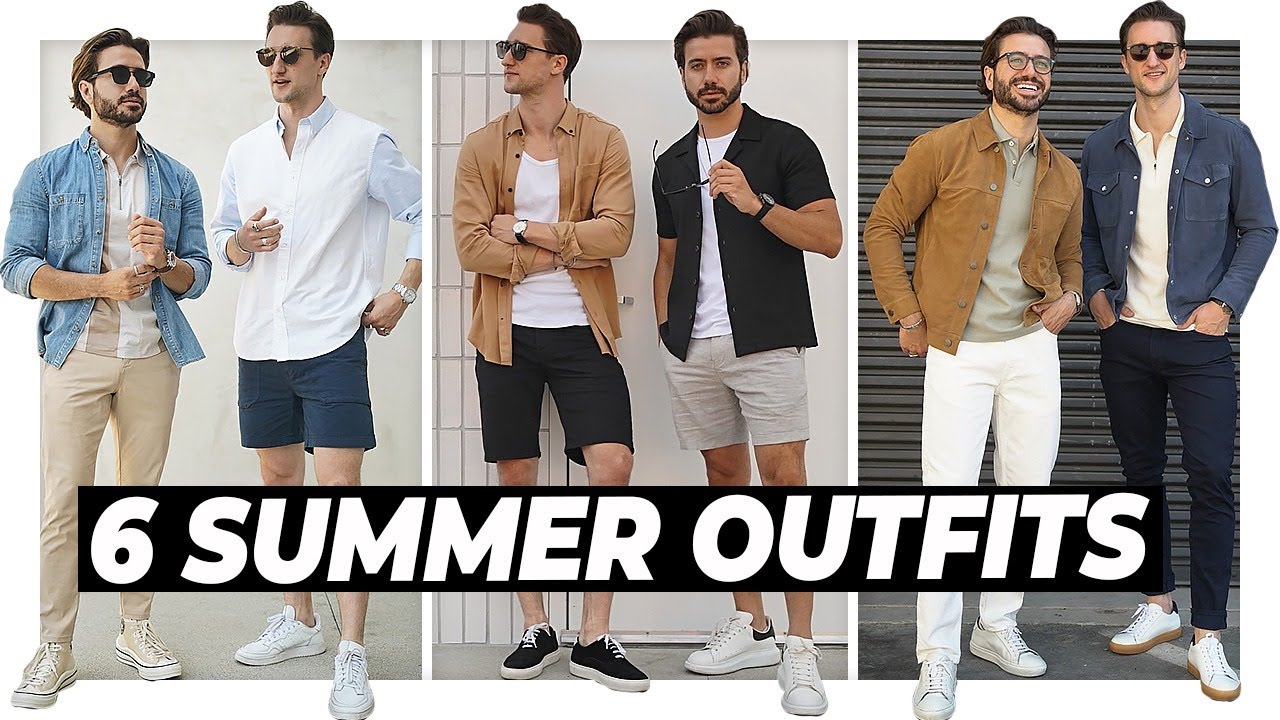 6 Summer Outfits For Men : Fashion Lookbook Ft. Marcel Floruss