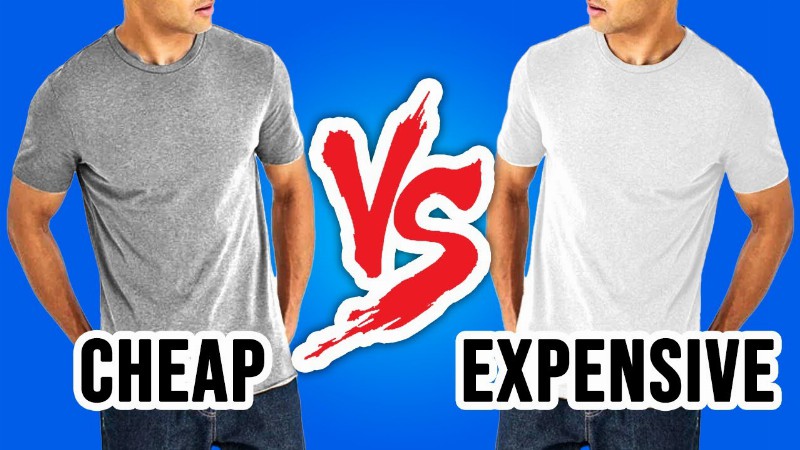 Cheap Vs Expensive T-shirt (5 Differences Between Low Vs High Quality Men's Shirts)