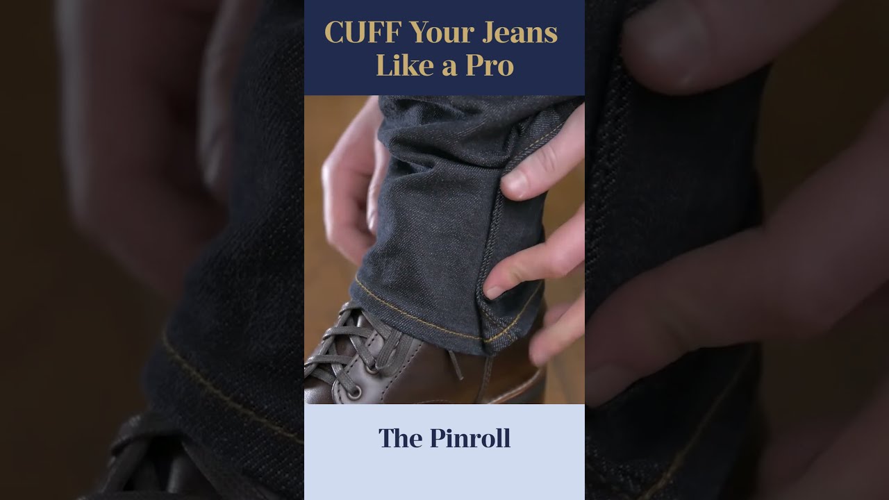 image 0 Cuff Your Jeans Like A Pro // The Pin Roll #shorts