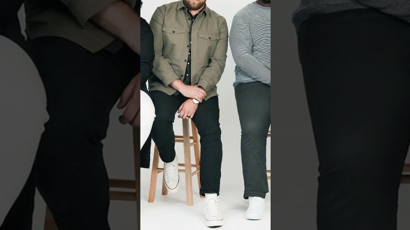 image 0 Straight Vs Relaxed Fit - Which Is Better For Large Men? #shorts